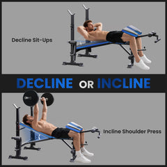 Adjustable Weight Bench for Weight Lifting and Strength Training