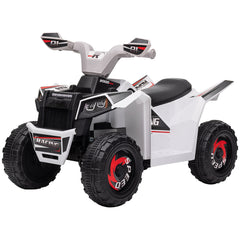 6V Quad Kids Electric Car with Wear-resistant Wheels, for Boys and Girls Aged 18-36 Months, Pink