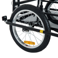 Folding Bicycle Cargo Trailer Wagon Utility Bike Cart Carrier Garden Patio Tool New