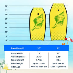 Super Lightweight Surfing Bodyboard-M