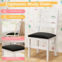 Twin House Bed with with 2 Drawers and Windmill-White