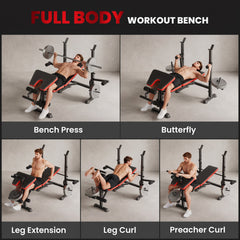 Adjustable Weight Bench for Weight Lifting and Strength Training