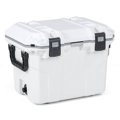 Ultra-Light Injection Molded Cooler 53 QT Hard Ice Chest-White
