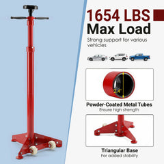 Underhoist Support Stand for Vehicle Components Support-Red