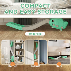 Toddler Couch Slide for Bed, Sofa, Stairs, Easy Assemble & Storage, for 18-48 Months, Green