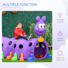 Caterpillar Design Tunnel for Kids to Crawl Through, for 3-6 Years, Multicolour