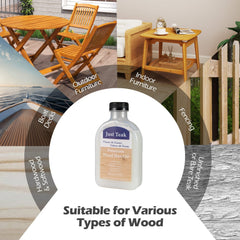 Wood Wax Oil for Outdoor and Indoor Furniture Teak Care Kit to Restore and Protect Wood