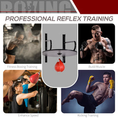 Wall-mounted Speed Bag Boxing Platform with Adjustable Height