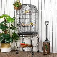 60" Large Bird Cage with Openable Top for Cockatie, Sun Conure