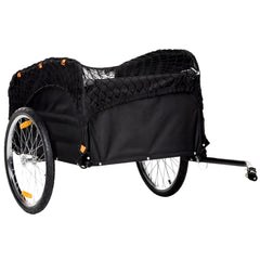 Bike Cargo Trailer, 45 Gal Bicycle Trailer Wagon Cart with Cargo Net, Quick Release 20" Wheels, Safe Reflectors