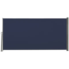 118" x 79" Retractable Side Awning Patio Outdoor Folding Privacy Screen with Resistance to UV Rays & Wind, Cream White
