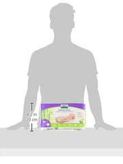 Aleva Naturals Hypoallergenic Bamboo Baby Diapers for Newborn, Ultra Soft, Sensitive Skin Friendly, Biodegradable, Disposable - Size Newborn to 1 (4-9 lbs / 2-4kg), 32 Count