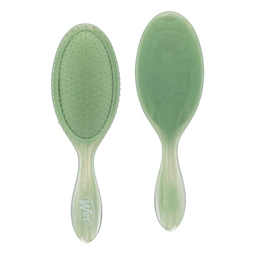 Wet Brush Original Detangling Brush - Natural Marble Jade - All Hair Types - Ultra-Soft IntelliFlex Detangler Bristles Glide Through Tangles with Ease - Pain-Free Comb for Men & Women