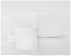Amazon Basics Waterproof Zippered Crib Mattress Protector Encasement, Portable/Mini Size, 2-Pack