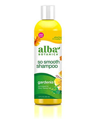 Alba Botanica Hawaiian Hair Care Gardenia So Smooth Shampoo, 12 Fluid Ounce