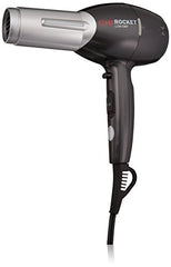CHI Rocket Hair Dryer, Hair Dryer With Comb & Drying Nozzle Attachment, Quick-Drying For Shiny, Frizz-Free Hair, Lightweight & Low EMF