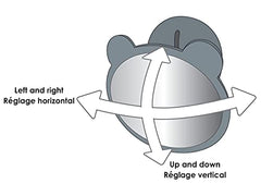 Jolly Jumper Eyes On Baby Mirror, Grey