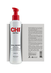 CHI Total Protect Defense Lotion, Lightweight Lotion For Locking In Moisture & Protecting Hair From Heat, Sulfate, Paraben, & Cruelty-Free, 6 Oz