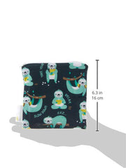 Itzy Ritzy Reusable Snack Bag & 7" x 7" BPA-Free Snack Bag is Food Safe, Washable and Ideal for Storing Snacks, Pacifiers, Electronics and Makeup in a Diaper Bag, Purse or Travel Bag, PhiliSLOTHical