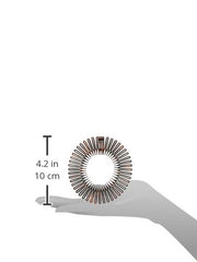 Caravan Full Circle Spring Head Band Comb In Classic Tortoise Shell with Deep Teeth and Closure