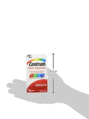 Centrum Adult Forte Essentials Mulitvitamins/Minerals Supplement for Men & Women, 100 Tablets (Packaging May Vary)