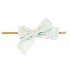 Baby Wisp - Headband - Victoria Bow - Mint - Baby, Infant, Hair Accessory