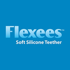 Dr. Brown's Flexees Sloth Teether for Infant & Baby, Gray, 100% Silicone, BPA Free, 3m+