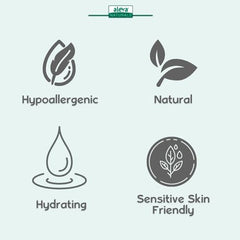 Aleva Naturals Hypoallergenic 2 in 1 Shampoo and Body Wash - Tea Tree Oil Formula, For Sensitive Skin, Perfect for Newborn Babies and Toddlers - Mega Pack- 6 x 200ml= 1.2L Clear