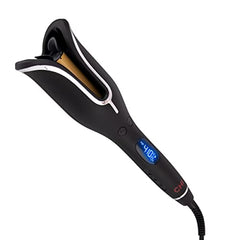 CHI Spin N Curl, Curling Iron For Healthy & Shiny Effortless Curls & Waves, Provides Preset Temperature Settings For Each Hair Texture, Onyx Black