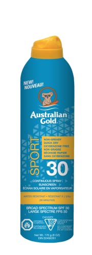 Australian Gold Spf 30 Continuous Spray Sport, 177 Milliliters