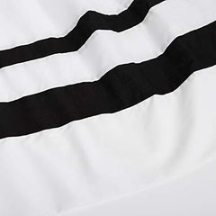 BabyDoll Bedding Modern Hotel Style II Bassinet Skirt, Black