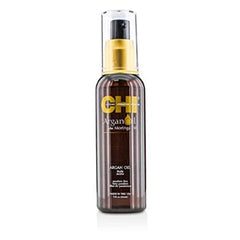 CHI Argan Oil Leave In Treatment, Argan Plus Moringa Oil, Lightweight Formula To Moisturize Dull & Damaged Hair, Sulfate & Paraben-Free, 3 Oz