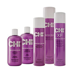 CHI Magnified Volume Shampoo, Boosts Volume & Body & Builds Strength & Shine, Great For Fine Hair, Sulfate, Paraben, & Cruelty-Free, 12 Oz