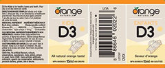 Kids D3 Drops 400 IU (natural orange flavour)