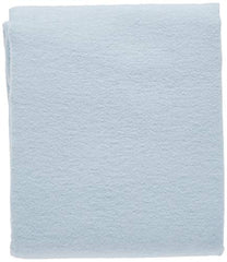 Kushies Premium Soft Newborn Flannel Receiving Blanket, 30" x 30" square for swaddling, Solid Blue