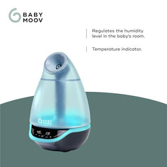 Babymoov Hygro Plus | 3-in-1 Humidifier, Multicolored Night Light & Essential Oil Diffuser|Automatic Operation for Easy Use and Care