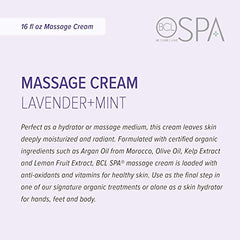 Bio Creative Lab Spa Massage Cream, Lavender, 16 Ounce