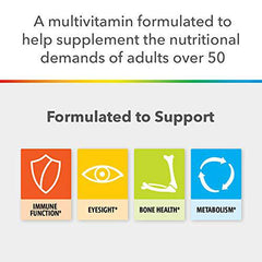 Centrum Adult Select Essentials Mulitvitamins/Minerals Supplement for Men & Women 50 Plus, 100 Tablets