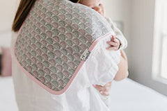 Copper Pearl 3-Pack Coral Burp Cloths Set