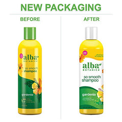 Alba Botanica Hawaiian Hair Care Gardenia So Smooth Shampoo, 12 Fluid Ounce