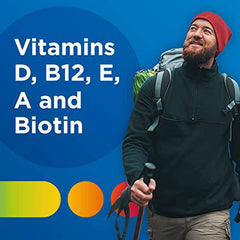 Centrum Men MultiGummies, Multivitamins/Minerals Gummies, Cherry, Berry, and Apple Flavours, 130 Count (Packaging May Vary)