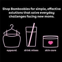 bamboobies Nursing Pads for Breastfeeding, 120 Pads, Disposable Breast Pads for Sensitive Skin, Super-Absorbent Milk Proof Pads