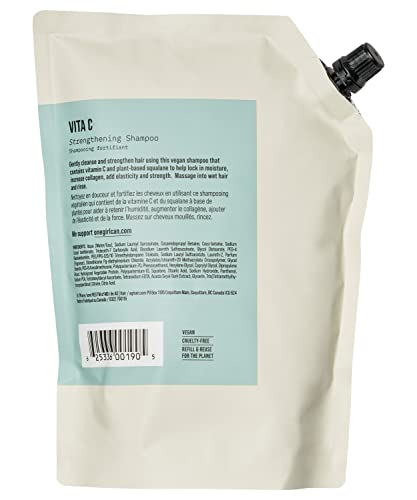 AG Care Vita C Vitamin C Sulfate-Free Strengthening Shampoo, 33.8 Fl Oz