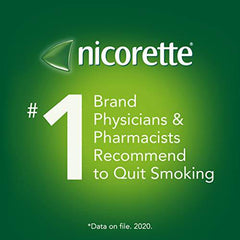 Nicorette Gum Smoking Cessation Product, Nicotine Replacement Therapy Aid for Adults, Doubles Quit Success, Spearmint Flavour, 2mg, 210 Pieces
