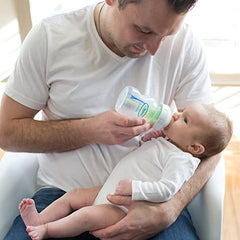 Dr. Brown’s Natural Flow Anti-Colic Options+ Wide-Neck Baby Bottles 5 oz/150 mL, with Level 1 Slow Flow Nipple, 4 Pack, 0m+