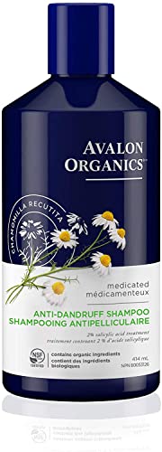 Avalon Organics Shampoo Anti Dandruff, 14-Ounce (packaging may vary)