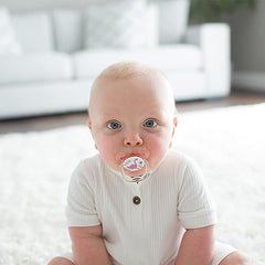 Dr. Brown's PreVent Pacifiers – Glow-In-The-Dark, Stage 2, 6-18 months, 2 Pack, Pink Dinosaur and Planet