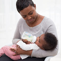 Dr. Brown’s Natural Flow Anti-Colic Options+ Wide-Neck Baby Bottles 5 oz/150 mL, with Level 1 Slow Flow Nipple, 4 Pack, 0m+