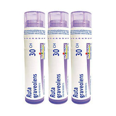 Boiron Ruta graveolens 30CH, homeopathic medicine 3 count