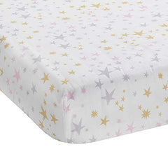 Bedtime Originals Rainbow Unicorn 3-Piece Crib Bedding Set, Purple